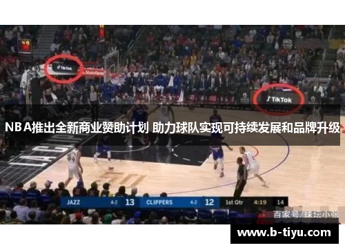 NBA推出全新商业赞助计划 助力球队实现可持续发展和品牌升级